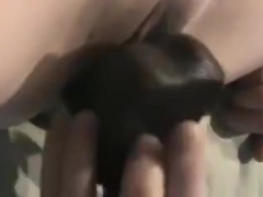 I'm getting nasty masturbating in amateur dildo video