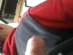 FLASHING BIG DICK AT WORK. ON MY COWORKER 2