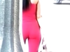 Candid big tits and soft bun on the hot street video 07zm