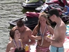 SpringBreakLife Video: Girls Flashing At The Lake