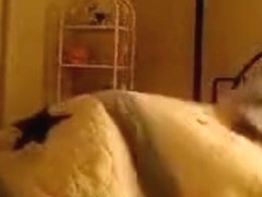Chubby horny girl fucks her bf awake. he makes her mad by pulling out her hair and could almost fu.