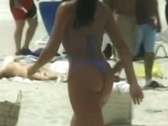 Several fit foxy ladies on a nudist beach, big boobs, big ass porno