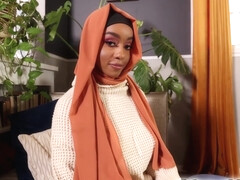 Lily Starfire - Hijab Wearing Lady Eager To Taste Big Cock