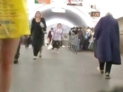 Stunning babe gets her ass shot in a mall on hidden cam
