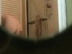Voyeur hidden camera video of a black hair woman