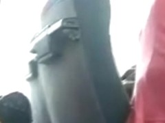 Boyfriend teasing his Girlfriend on Bus