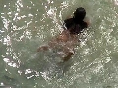 Voyeur clip shows a busty slut naked