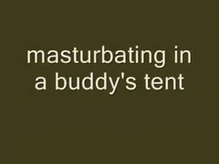 jerkin in a buddy's tent