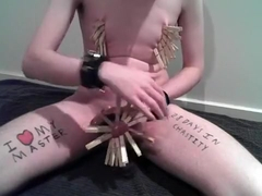 How many pegs can a chastity villein take