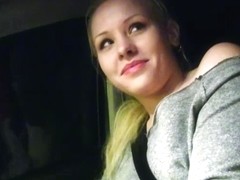 Cute Russian blonde fucked and recorded on cam for cash