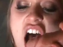 British slut Amy gets fucked in a Ffm threesome
