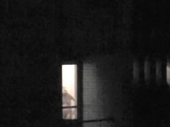 Try to see neighbor nudity through balcony window