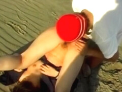 Licking And Fingering A Japanese Slut At The Beach
