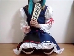 japanese crossdresser cosplay touhou eiki