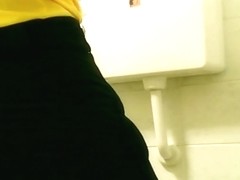 The hot toilet voyeur video from the male toilet room