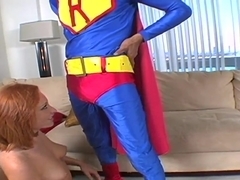 Vixen want to taste sperm from Mr. Superman's gigantic cock!