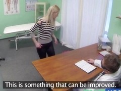 Fake Hospital Hot blonde gets the full doctor treatment