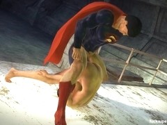 Superman and the sexy slutty big titty betty