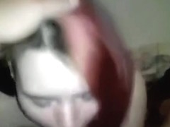 So sexy painted hair girlfriend make a hell of a blowjob-job when parents leave