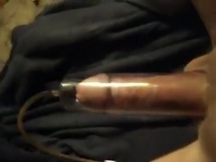 Pumping my large dong