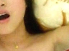 Asian girl moans and lets me touch her natural tits