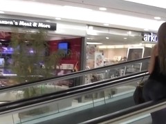 I'm giving blowjob in a mall in my homemade facial vid