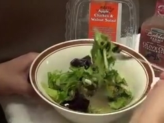 Salad with Raspberry Dressing and Piss