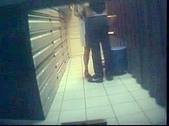 Couple caught fucking on voyeur cam