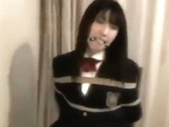 Japanese Schoolgirl tied