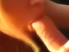 roadside irrumation from a lustful miniature titted golden-haired whore