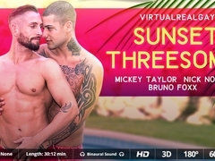 Sunset Threesome - Virtualrealgay