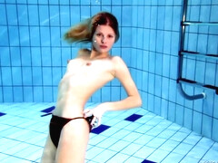 See A Beautiful Russian teen 18+ Nastya Underwater