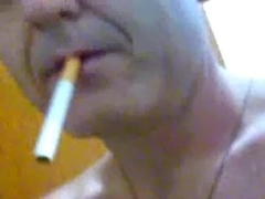 Hard smoker. Hard cock