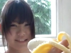Amazing chick Asuka Shiratori gives a hot blowjob