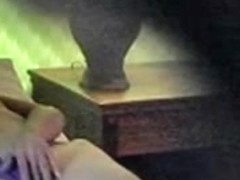 Hidden cam cught my girlfriend rubbing her pussy