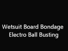 Wetsuit Board Servitude Electro Ball Busting