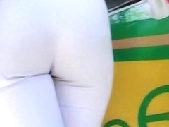 Nice-Looking gazoo in white hawt panties